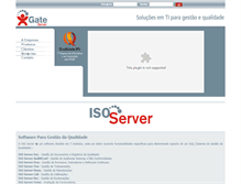 Tablet Screenshot of gateserver.com.br